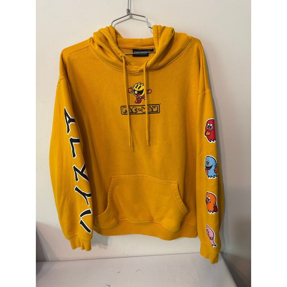 PAC-MAN LOGO GHOST KANJI SLEEVES size large